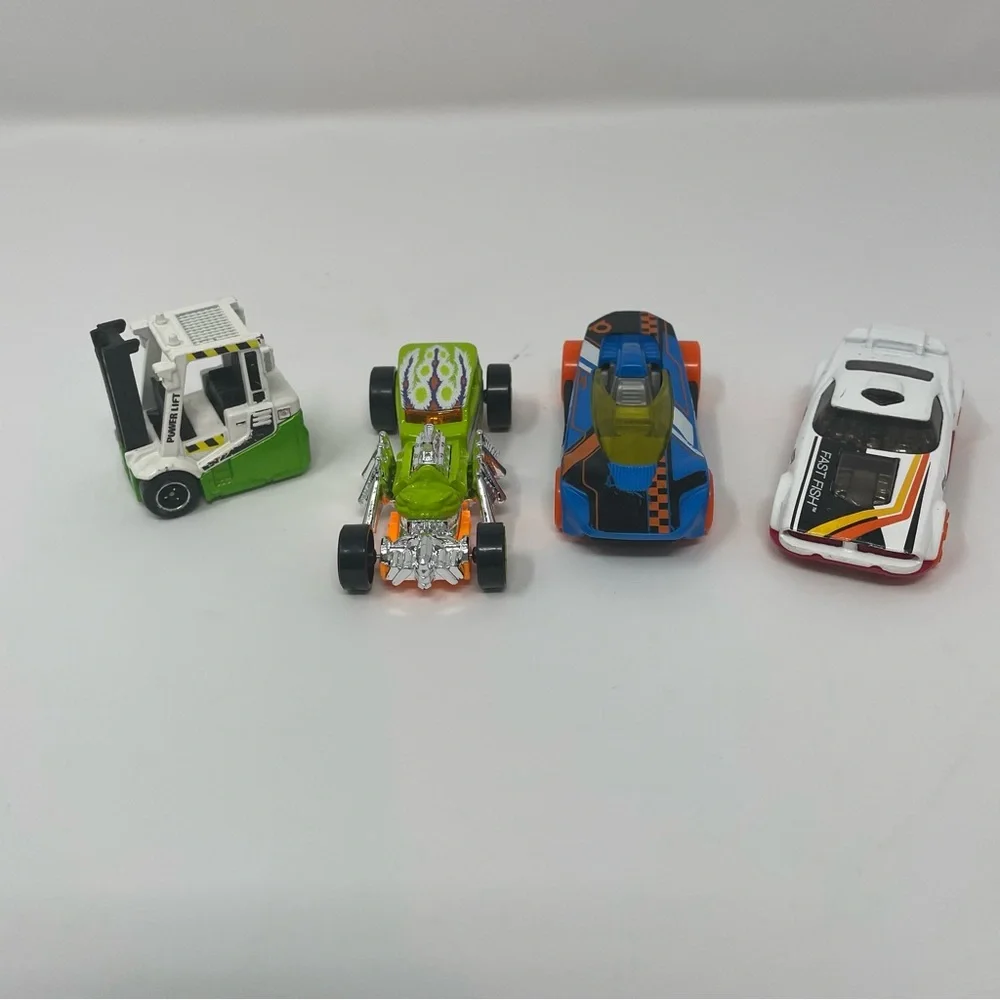 Hot Wheels & Matchbox Lot 4 - Street Creeper Warp Speeder Fast Fish Forklift‎